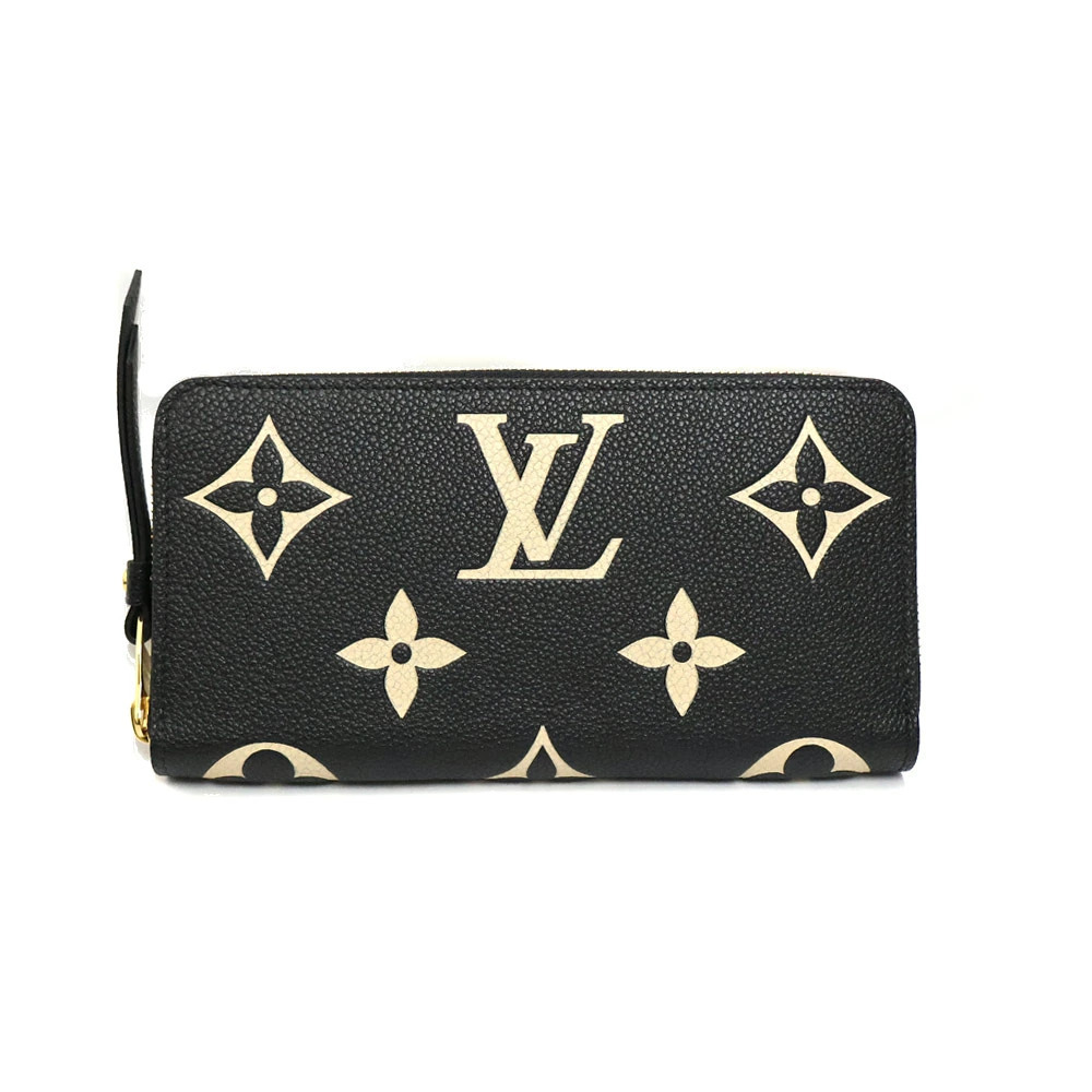 Louis Vuitton Zippy Wallet Long Leather Black